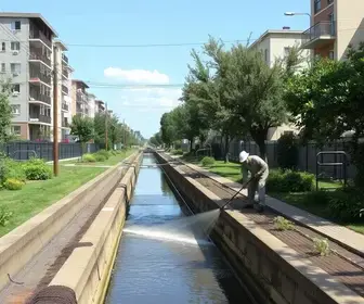 Serra mantém limpeza preventiva de canais em cinco bairros
